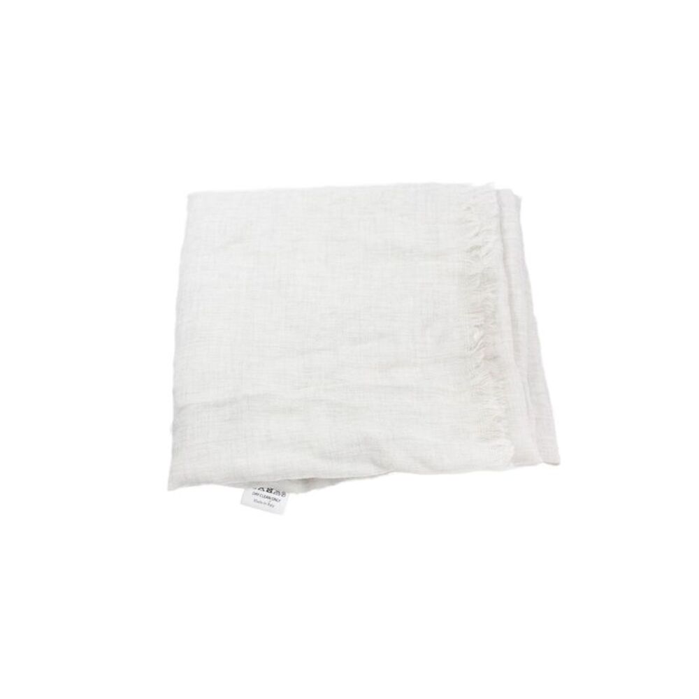 Sofie D Hoore Womes Wide Light Weight Wrap Scarf Beige Wool